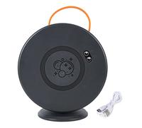 Zhangpu Macchina per a Rotazione Automatica con Soffiatore Mobile per, Creatore di Ricaricabile Tramite USB per Feste All'aperto per Bambini (Nera)