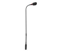 Zhangpu Microfono a Collo di Cigno 23.2in Condensatore a 3 Pin Tappo Dritto Flessibile con Microfono in Lega di Alluminio Indicatore per il Governo