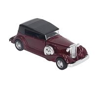 Zhangpu Modello di Auto D'epoca in Lega di Auto Giocattolo 1:32 Gioca a Figure Veicoli Educativi Pullback Car Toys Regali per Ragazzi e Ragazze (Borgogna)