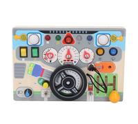 Zhangpu Montessori Occupato Board Giocattoli da Viaggio Volante per Auto Giocattolo capacità Motorie Fini Giocattoli Tavolo da attività in Legno per Bambini Neonati