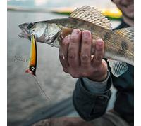 Zhangpu Pesca con Esche Rigide, Durevoli, Come Esche per Pesci Popper, per Attirare Facilmente Pesci Grossi per i Pescatori, Plastica ABS da 7 Cm, 5 Opzioni di Colore (4#)