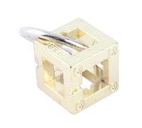 Zhangpu Rompicapo in Lega 3D Portatile con Scatola Puzzle per Pensatori Creativi, Migliora la Risoluzione dei Problemi, per Tutte le età - Materiale: Lega