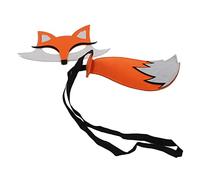 Zhangpu Set Costume da Animale di Halloween Volpe con Coda per Bambini da 4 a 10 Anni, per Feste in Maschera, Facile da Indossare per Feste di Compleanno, Servizi Fotografici