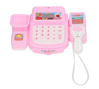 Zhangpu Set da Gioco Giocattolo per Registratore di Cassa per Bambini con Musica e Luci, Registratore di Cassa per Bambini Dai 3 Anni in su, Materiale Plastico Resistente