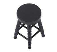 Zhangpu Sgabello in Legno in Miniatura per Casa delle Bambole Affascinante Aggiunta per Modelli in Scala 1:12 Perfetto per Box/Cover delle Bambole e Mini Giardini Legno di Betulla 1,8 X,2 Pollici