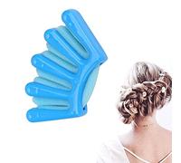 Zhangpu Strumento Portatile per Rulli Morbidi per Capelli Twist Braid Maker per Acconciature Eleganti Che Creano per le Donne Rosso Blu (Blu)