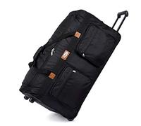 ZHANGQIANG Borsa da Viaggio con Rullo Approvata da Cabina Bagaglio a Mano Trolley con Ruote Borsone Borsone da Trasporto con Ruote Telaio Telescopico Notturno Leggero (Colore : Verde, Dimensioni : 79