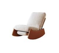 zhangrui1888 Divano letto Swivel Rocking Recliner Chair Lounge Sofa Zero Gravity Napping Bed For Bedroom/Patio Letto pieghevole(Natural)