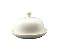 zhangrui1888 Piatti per burro Scatola di sapone detergente rotonda in ceramica con coperchio for la casa, utensili da cucina Piatti per burro per la cucina