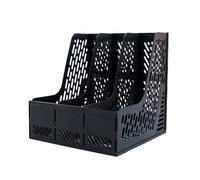 zhangrui1888 Portadocumenti Classificazione del contratto di informazioni sui documenti archiviazione, scaffale for file da scrivania, for ufficio Portariviste(Nero)