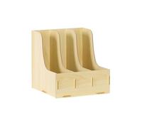 zhangrui1888 Portadocumenti Organizzatore da scrivania A4, porta riviste, portaoggetti verticale e orizzontale for cancelleria Portariviste(Natural)
