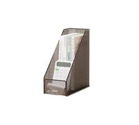 zhangrui1888 Portadocumenti Portadocumenti verticale in metallo for l'archiviazione di documenti, for forniture for ufficio domestico Portariviste(Nero)