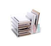 zhangrui1888 Portadocumenti Portadocumenti verticale, organizer da scrivania trasparente e contenitori portaoggetti for riviste raccoglitori Portariviste