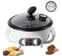 ZHANGshouf Macchina per tostare Il caffè, tostatrice elettrica per Chicchi di caffè da 1200 W con termometro, Timer e Regolazione della Temperatura, capacità di 750 g per la Preparazione casalinga