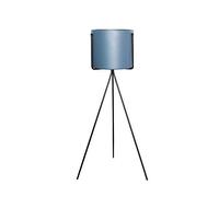 ZHANGshouf Portavasi in Ferro battuto - Portavaso Alto in Metallo per Interni ed Esterni, portavaso Blu per Soggiorno e Balcone, 30×23×80 cm, espositore Decorativo da Giardino