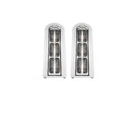ZHANGTONG indicatori di direzione Moto Luce Rossa Accento Bisaccia Inserti Supporto Luci di Coda per Ha&rley per Touring per Electra per Strada per Glide 2014-2023(Saddlebag Light B)