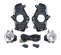 ZHANGWENLING fari fendinebbia per auto Per Toyota Per RAV4 2020 2021 Gruppo Lampada Fendinebbia Telaio Copertura Interruttore Filo Lampadina Alogena(One set)