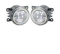 ZHANGWENLING Fari fendinebbia Per Suzuki Sx4 Per Cross JY 2013-2023 Angel Eyes Halo DRL Coppia Di Fari Fendinebbia A LED(Type B)