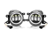 ZHANGWENLING Fari fendinebbia Per Toyota Per Corolla Per Camry Per Lexus Per RAV4 Per Tacoma Per Highlander Luci Fendinebbia Con Lente A LED H11(2x White Amber Halo)