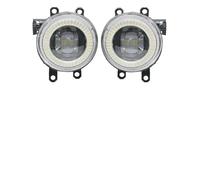 ZHANGWENLING Fari fendinebbia Per Toyota Per Highlander Kluger XU40 2008-2010 Luci Fendinebbia A LED Angel Eye E Paraurti Anteriore DRL(White DRL-Type B)