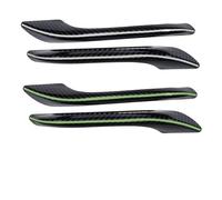 ZHANGWENLING Maniglia apriporta anteriore Maniglie Per Porte Per Tesla Per Modello Y Per Juniper 2025 ABS Antigelo Maniglia Adesivi Copertura Patch(Noctilucent 4PCS)