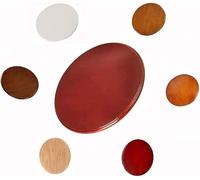 ZHANGXAO Piatto Girevole Rotondo da Tavolo da Pranzo da 24"-40", Vassoio Girevole in Legno Lazy Susan, Grande Piatto da Portata, Facile da Condividere.