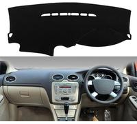 ZhangXD Parasole per Proteggere Tappeto per Ford Focus 2 MK2 2005-2011, Auto Cruscotto Copertura Zerbino Antiriflesso Cruscotto Tappetino Anti-Sole Tappeto