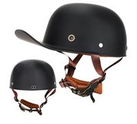 ZHANGXIO Freschi E Traspiranti retrò Mezzo Casco, Resistente alla Corrosione Caschi Moto Scooter Casco Motorino, Mantenere La Circolazione dell'Aria Interna, Omologato ECE