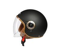 ZHANGXIO metà Aperto Faccia Casco del Motociclo con Visiera Casco Scooter ECE Omologato Vintage per Moto Cruiser