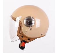 ZHANGXIO metà Aperto Faccia Casco del Motociclo con Visiera Casco Scooter ECE Omologato Vintage per Moto Cruiser