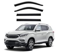 zhangxutaoT Parapioggia per Finestrini Auto per SsangYong Rexton G4 Y400 2018-2024, Deflettori Antivento Parapioggia 4 Pezzi Deflettore