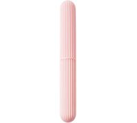 ZhangyiHot Scatola per spazzolino portatile rosa con coperchio protettivo custodia per custodia per viaggi all'aperto campeggio scatola per spazzolino da denti antipolvere con coperchio spazzolini da