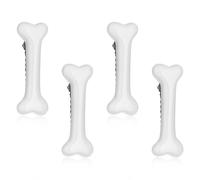 Zhangyusong 4 fermagli per capelli con ossa bianche per donne e ragazze, accessori per capelli per cosplay, feste in costume, uso quotidiano, forcine per capelli per bambini, mollette a coccodrillo