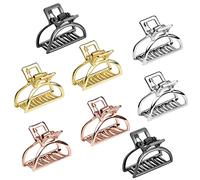 Zhangyusong Piccoli fermagli per capelli in metallo, accessori per capelli da donna, per chignon spesso, confezione da 8