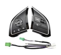 ZHANGZHENGYAO Interruttore Multifunzione sul Volante per Mitsubishi per Outlander 13-19 Xpander per Eclipse per Cross 16-19 Trito Strada Sportero 15-17 Pulsanti al Volante Cruise(Piano Black)