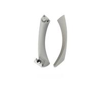 ZHANGZHENGYAO Maniglia Appiglio Interna Anteriore Per BMW Serie 3 E90 E91 E92 E93 2005-2012 Sostituzione Copertura Maniglia Portiera Interna Parti ricambio maniglie interne auto(1pc Left Gray)