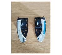 ZHANGZHENGYAO Maniglia Appiglio Interna Anteriore Per Toyota Per Camry Per RAV4 2006-2011 Per Portiera Accessori Per Cromato E Nero 69206-06080 Parti ricambio maniglie interne auto(Chrome L and R)