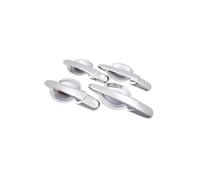 ZHANGZHENGYAO Maniglia Portiera Auto Per Ford Per Fusion Per SE Per Sport 2006-2012 Coprimaniglie Cromate Maniglie Per Auto Argento Lucido Maniglia Dello Sportell(Handel Blow 4dr)