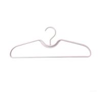 Zhanhai 10/20 grucce appendiabiti in plastica antiscivolo a collo corto, per risparmiare spazio verticale, per abiti, giacche e vestiti, 41,5 cm x 1 cm x 15,5 cm (10 pezzi)