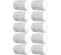 Zhanhai 10 Confezione Interruttori a Mano con Ruota per Riscaldamento a Pavimento Interruttore a Mano per Riscaldamento a Pavimento Accessori per Distributore M30 × 1,5, 46,5 x 34 mm