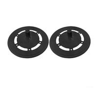 Zhanhai Confezione da 2 supporti per tergicristalli neri adatti per Ecovacs per Deebot X2 per Omni X2 per Combo Robot Aspirapolvere Accessori di ricambio, 13 x 13 cm
