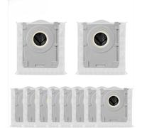 Zhanhai Confezione da 4/10 sacchetti per aspirapolvere robot Deebot Mini ECOVACS, accessori di ricambio, grande capacità (confezione da 10)