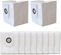 Zhanhai Confezione da 4/10 sacchetti per aspirapolvere robot EZVIZ con stazione base RC3 Plus/RE4 Plus/RE4 Plus/RE5 Plus, accessori di ricambio per robot aspirapolvere (confezione da 10)