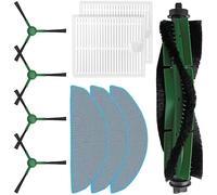 Zhanhai Filtri a spazzola principale, panni mocio, spazzole laterali, kit adatto per Roomba per combo per Essential/per Vac per aspirapolvere Essential Y0140, Y0110, Y0112, Q0120 (A)