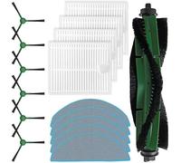 Zhanhai Filtri a spazzola principale, panni mocio, spazzole laterali, kit adatto per Roomba per combo per Essential/per Vac per aspirapolvere Essential Y0140, Y0110, Y0112, Q0120 (B)