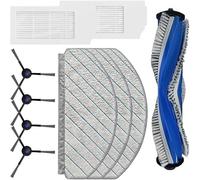 Zhanhai Kit di 10 panni di ricambio per spazzola laterale principale per Deebot N20/N20 Plus/N20 per robot aspirapolvere Pro Plus, 1 spazzola a rullo principale, 2 filtri HEPA, 3 panni mocio, 4