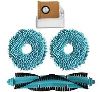 Zhanhai Kit di 4 sacchetti per aspirapolvere robot Conga 20090 Pro AI, 1 spazzola principale, 2 panni mocio, 1 sacchetto per la polvere