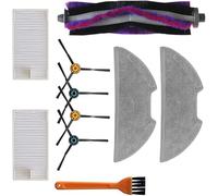 Zhanhai Kit di ricambio adatto per M9 per Eureka NERE10s E10S per aspirapolvere Obode A8, 1 spazzola principale, 2 filtri, 2 panni per mocio, 4 spazzole laterali, 1 spazzola per la pulizia