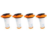Zhanhai ZR009010 Filtri lavabili adatti per -Rowenta per X-Force per Flex 9.60, filtri HEPA per modelli Allergy RH2038WO, RH2037WO, RH2039WO (4 pezzi)