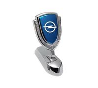 ZHANK Auto Stemma Logo per Opel Corsa D 5-Door 2011-2014, Adesivo Sticker Cofano Anteriore e Posteriore Emblema Badge Auto Styling Carrozzeria Decorazioni Accessorio,Silver-E